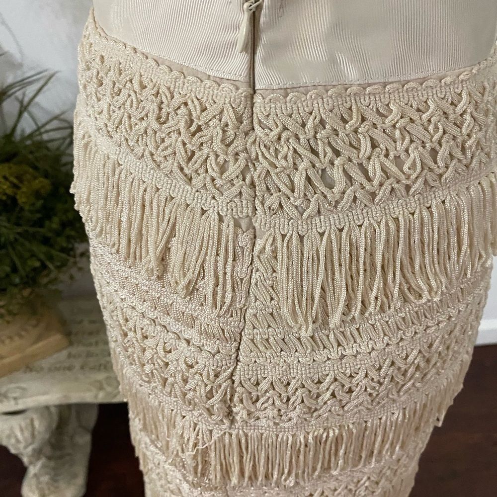 Fringe skirt Mi a mi size 4 Boho - Super Cute!! - Picture 5 of 7